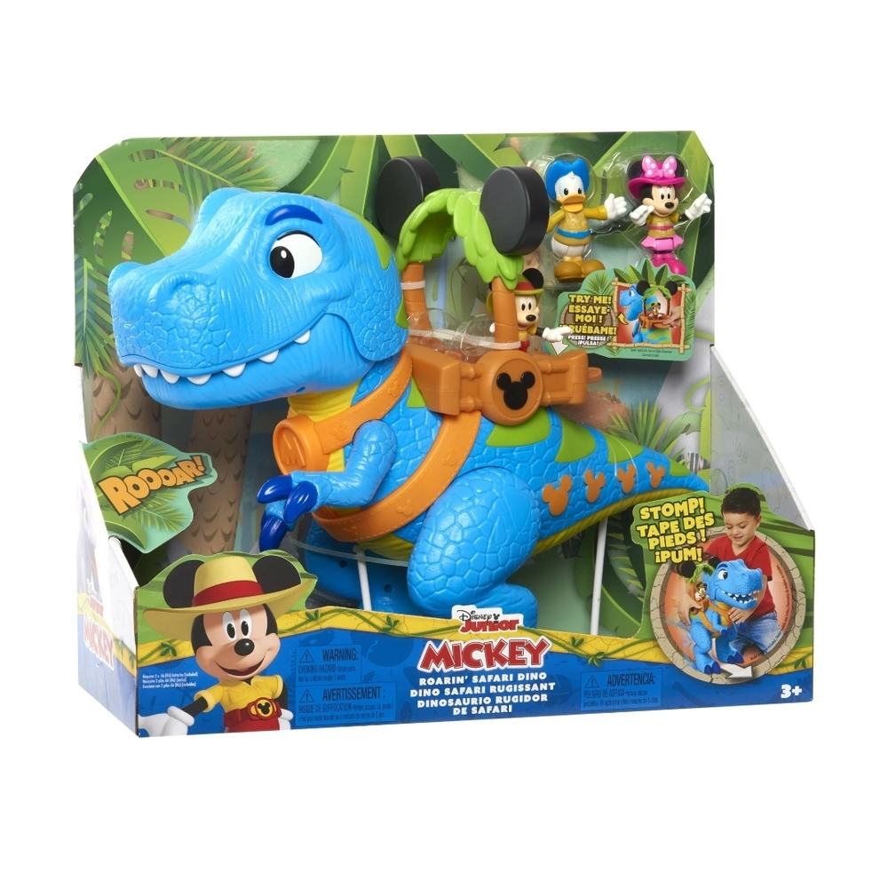 Disney Mickey Mouse Blue Dino Adventure Playset